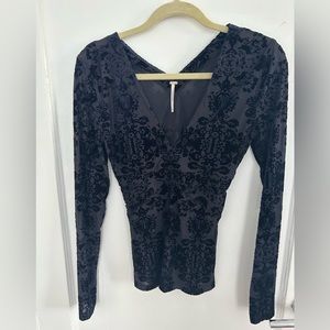 Free People Fitted Blouse